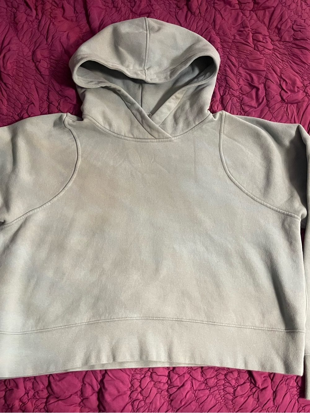 lululemon athletica Light Gray Hooded Pullover